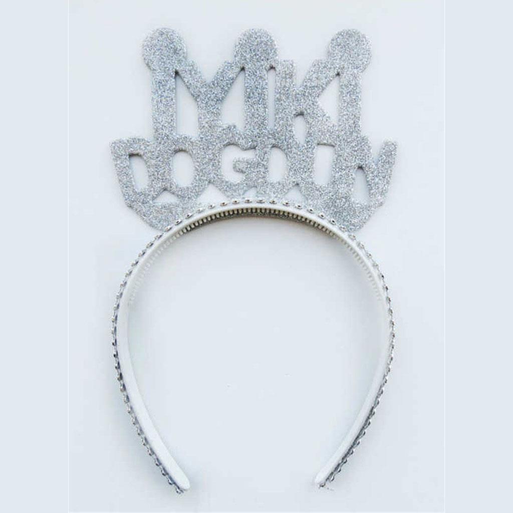 KBK Market Simli Evadan İyiki Doğdun Taç Gümüş