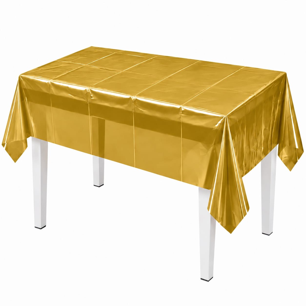 KBK Market Tek Kullanımlık Masa Örtüsü Altın Renk 120x180 cm