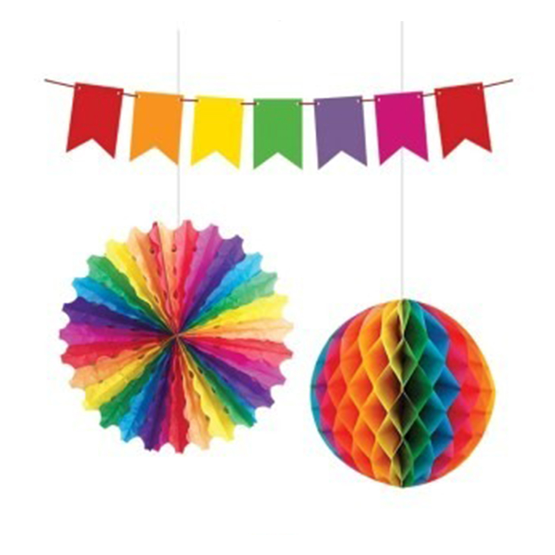 KBK Market Üçlü Dekorasyon Parti Süsü- Doğum Günü Süsü
