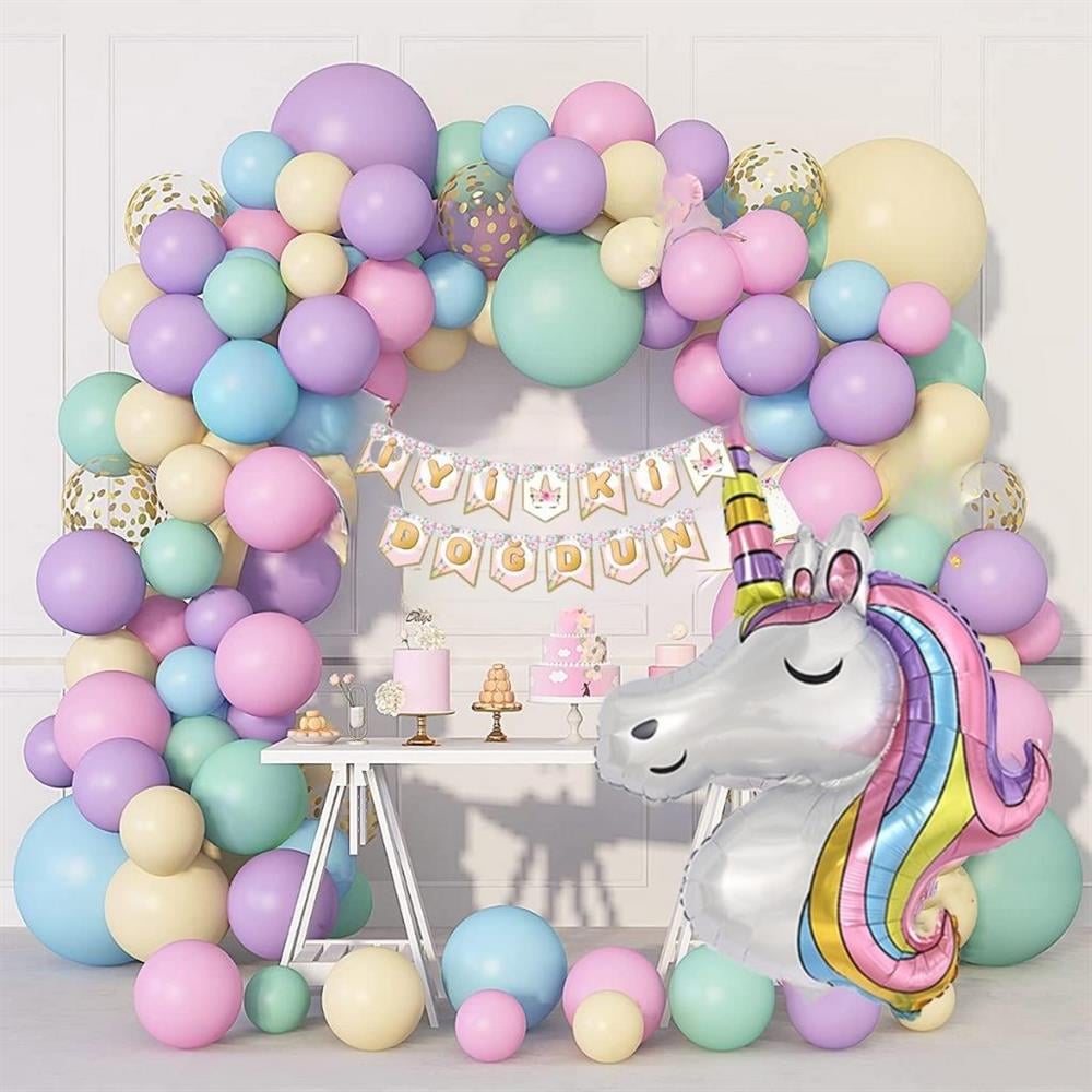 KBK Market Unicorn Balon Zinciri Seti