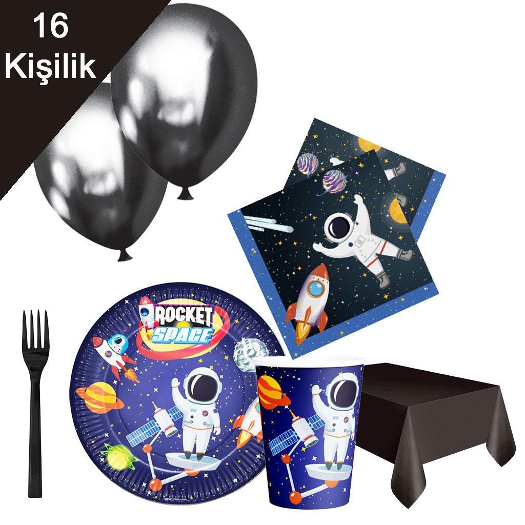 KBK Market Uzay Parti Seti 16 Kişilik