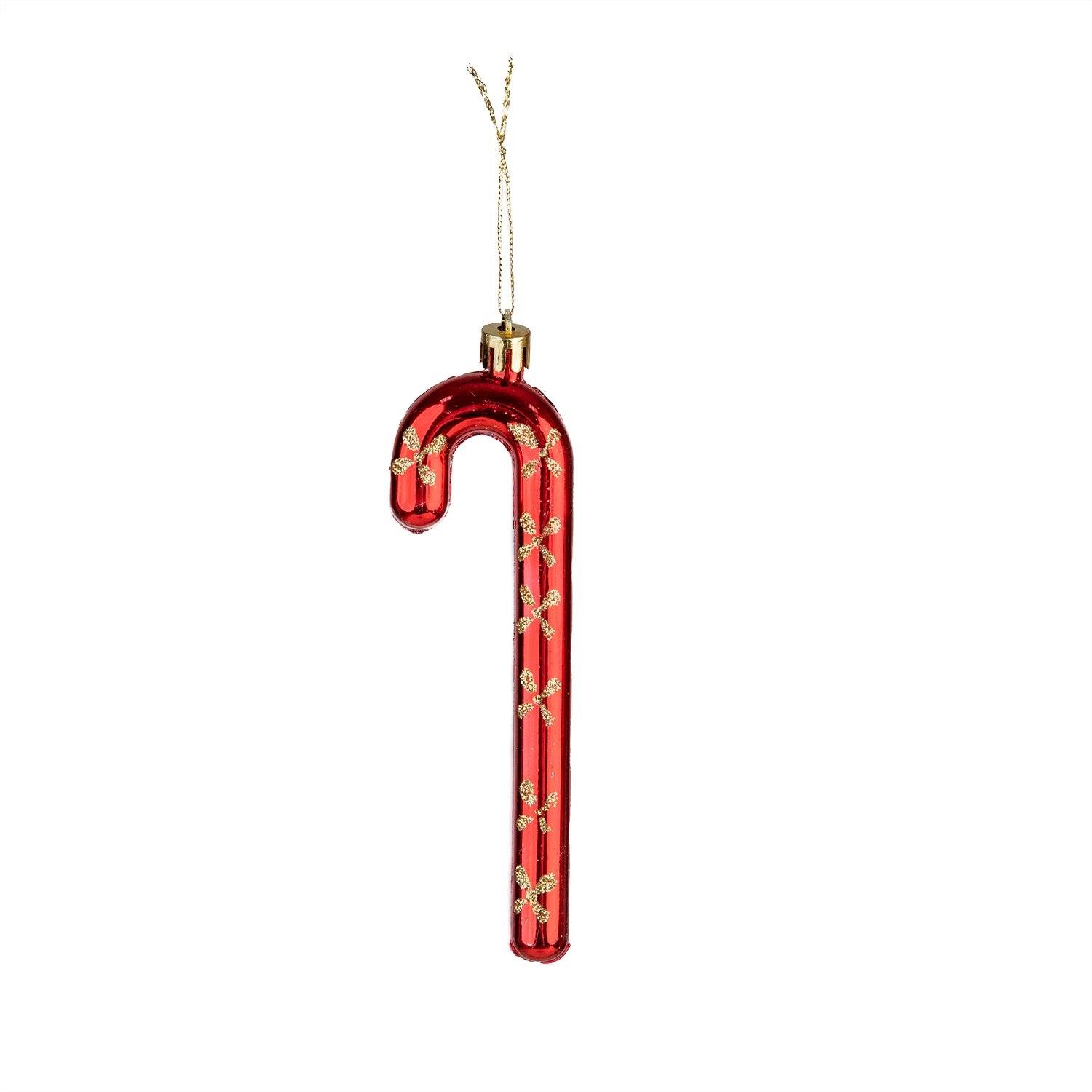 KBK Market Yılbaşı Süs Baston Kırmızı 14 cm 4 Adet