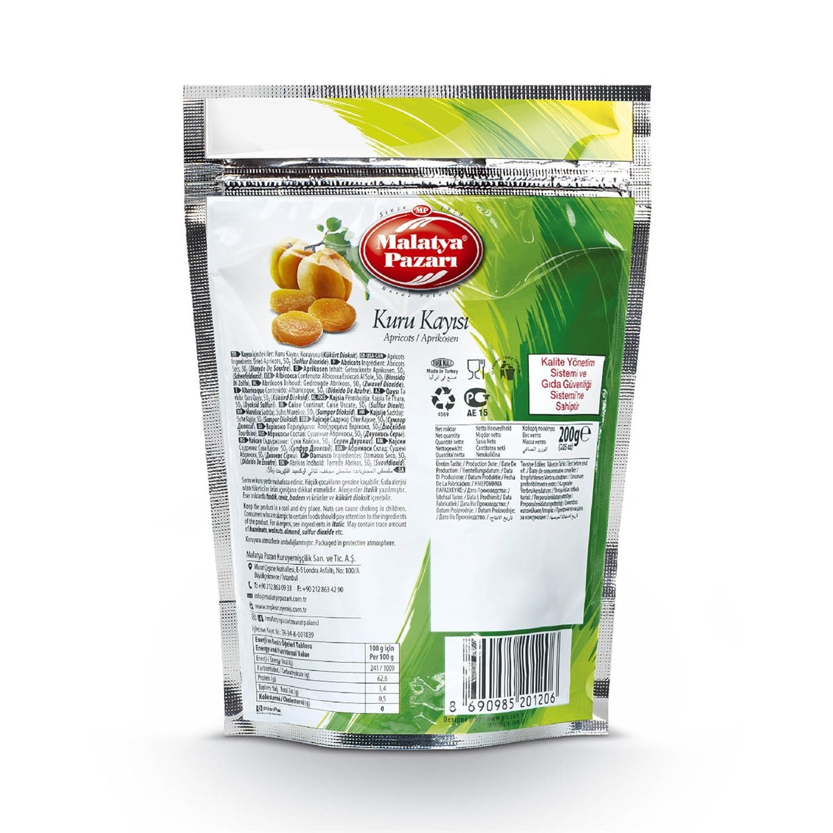 Kuru Kayısı 2 x 200 Gram