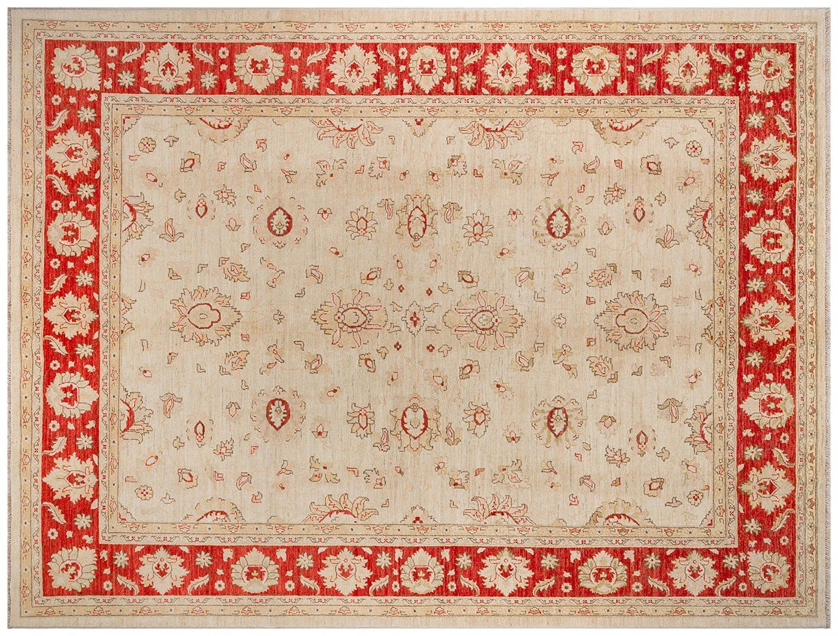 AFGAN UŞAĞI (ZIEGLER) P3P1  EL DOKUMA HALI Ölçü;360x275