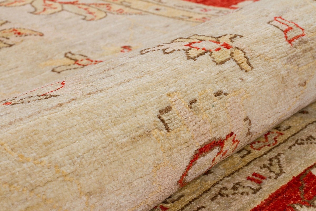 AFGAN UŞAĞI (ZIEGLER) P3P1  EL DOKUMA HALI Ölçü;360x275