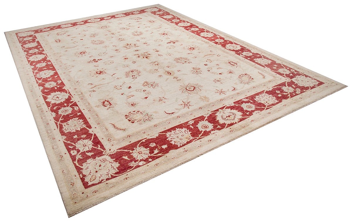 AFGAN UŞAĞI (ZIEGLER) P3P2  EL DOKUMA HALI Ölçü;408x291