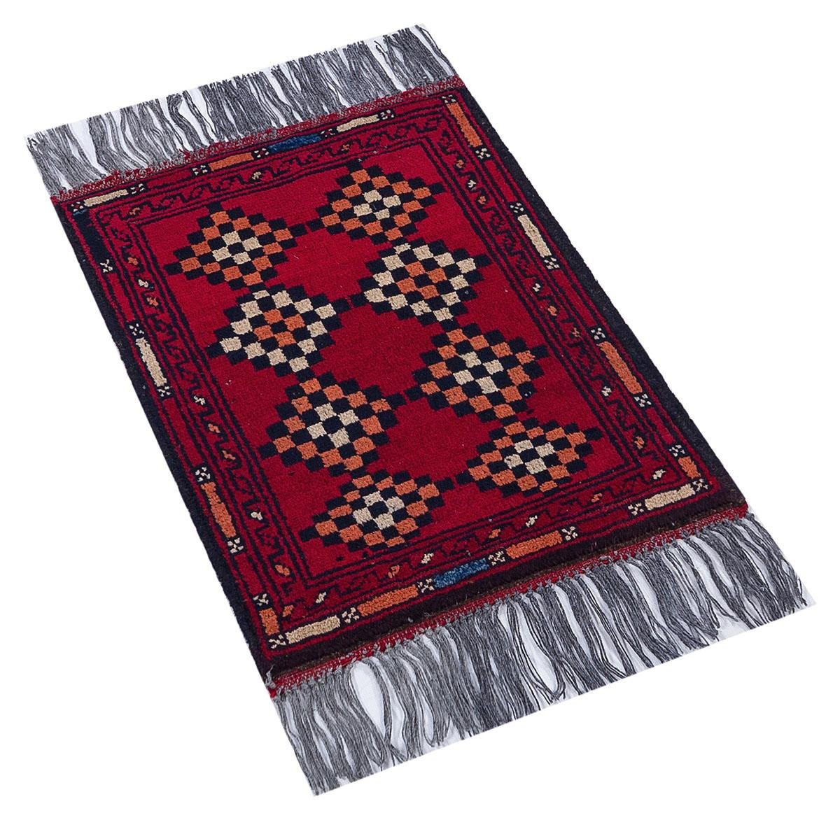 Afgan Uşak El Dokuma Halı Kundooz % 100 Yün Afganistan Üretim