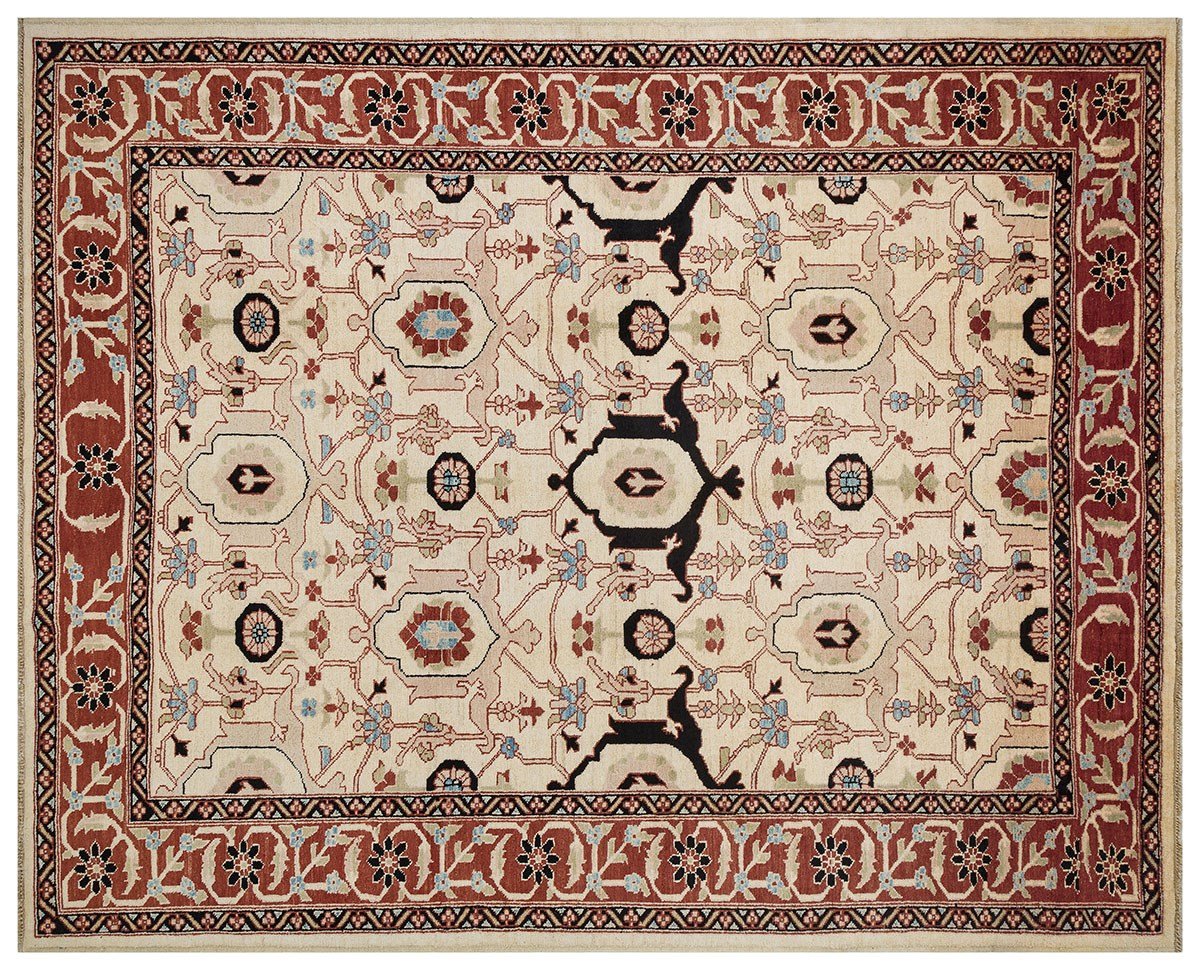 ALLMODE AFGAN UŞAĞI ZIEGLER EL DOKUMA HALI Ölçü;197x244