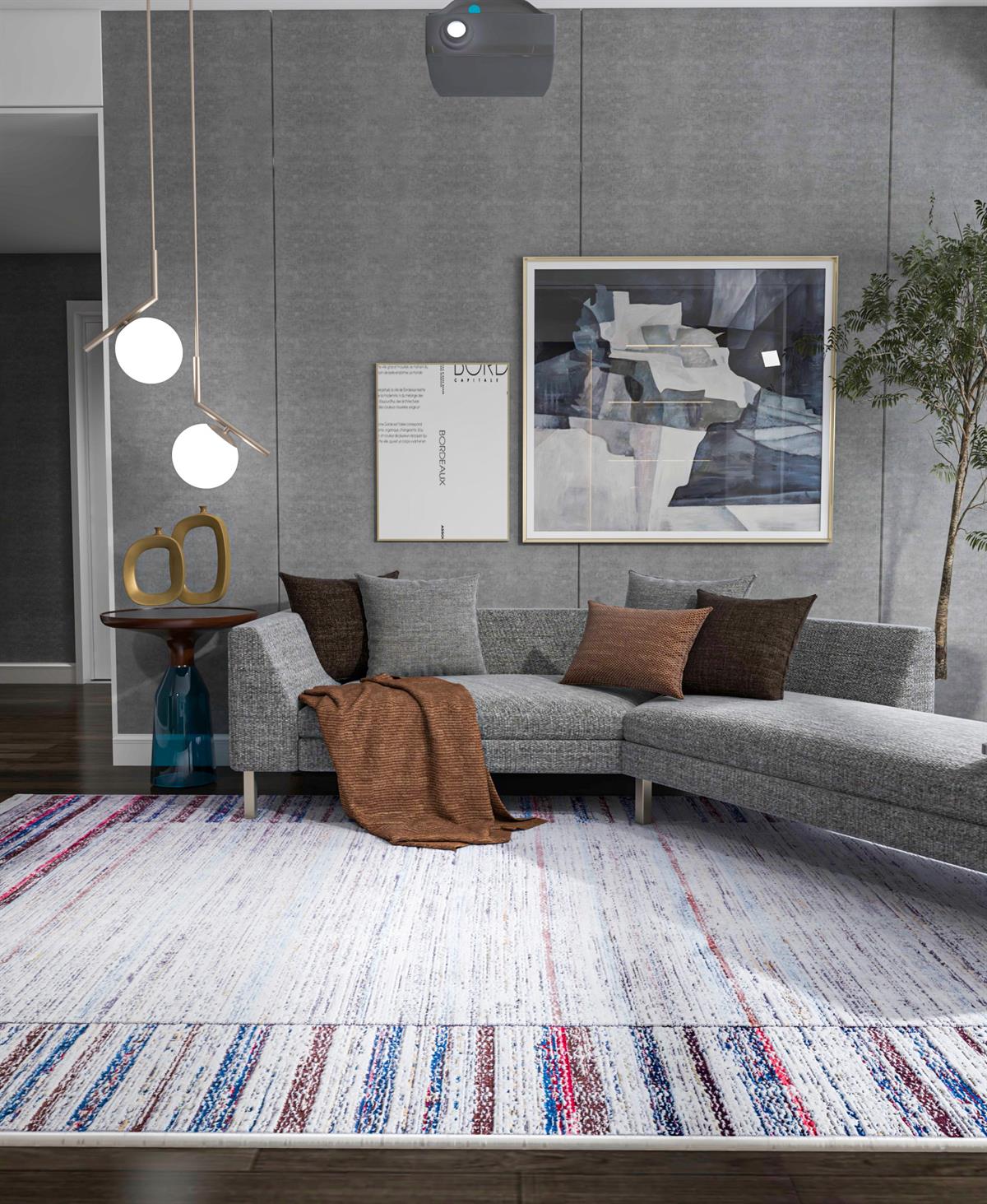 Allmode Dijital Baskılı Halı Modern Koleksiyon TRKMN.1047