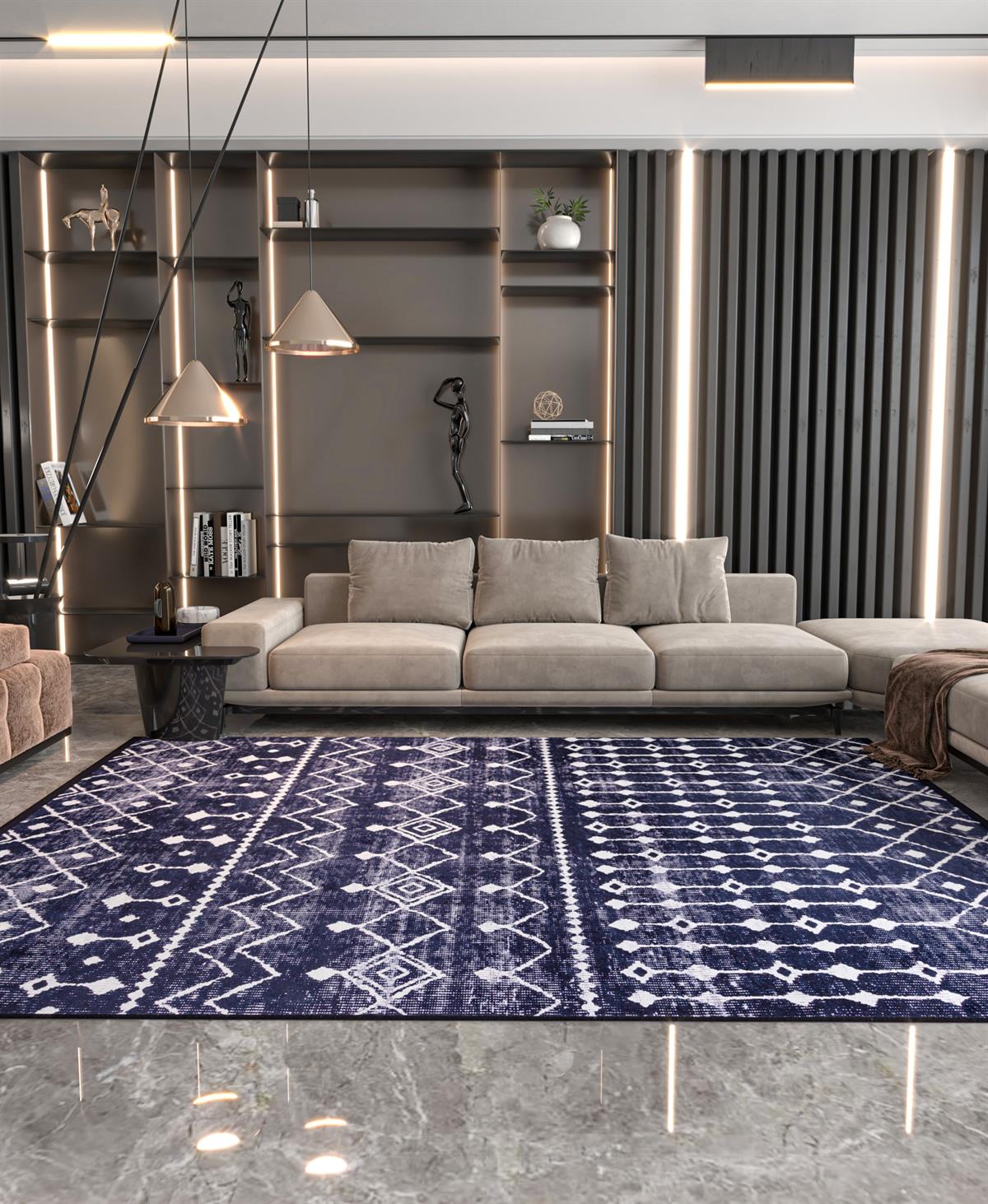 Allmode Dijital Baskılı Halı Modern Koleksiyon TRKMN.69