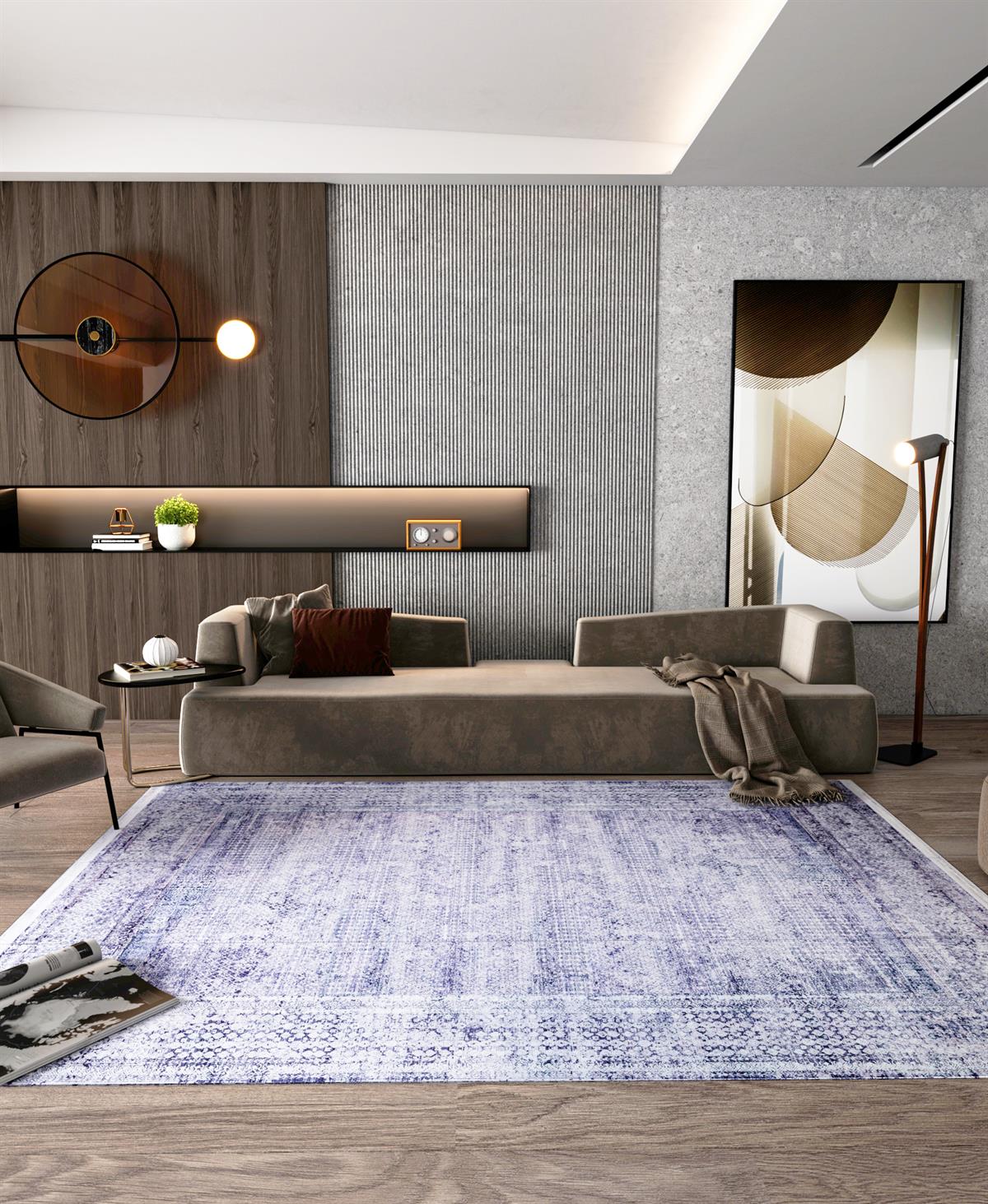 Allmode Dijital Baskılı Halı Modern Koleksiyon TRKMN.1050