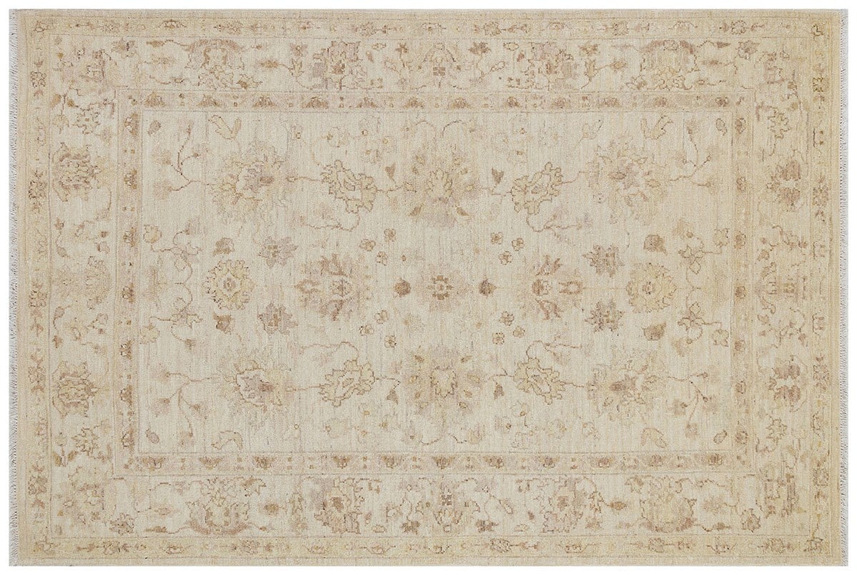 ALLMODE HAJIBA AFGAN UŞAĞI 557SB IVORY/IVORY 124x178cm 2.21m2 EL DOKUMA HALI