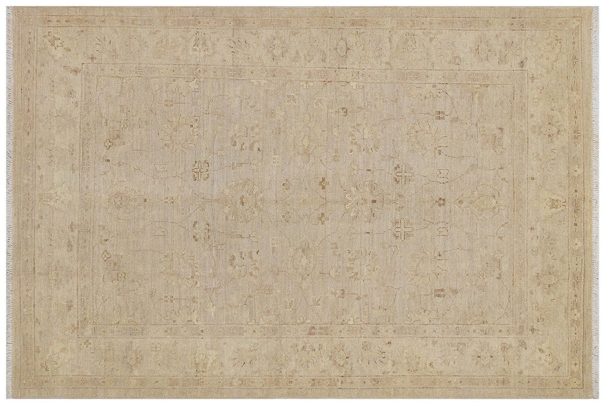 ALLMODE HAJIBA AFGAN UŞAĞI 637AB L.SILVER/IVORY 187x126cm 2.36m2 EL DOKUMA HALI
