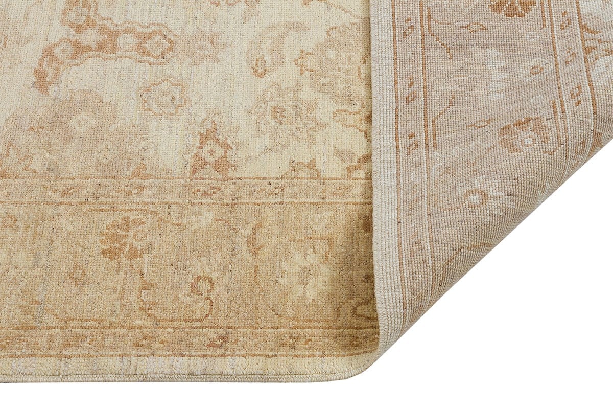 ALLMODE INDUS AFGAN UŞAĞI 0143 IVORY/GREEN 168x120cm 2.02m2 EL DOKUMA HALI
