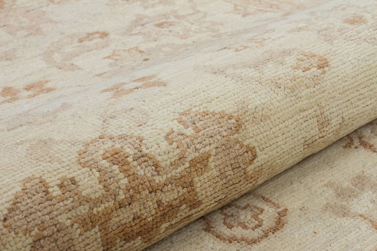 ALLMODE INDUS AFGAN UŞAĞI 0143 IVORY/GREEN 168x120cm 2.02m2 EL DOKUMA HALI