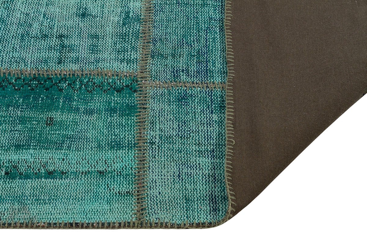 El Dokuma Yün'lü Türk Patchwork Halı Renkli P_133 Ölçü;198x299cm 5.92m2