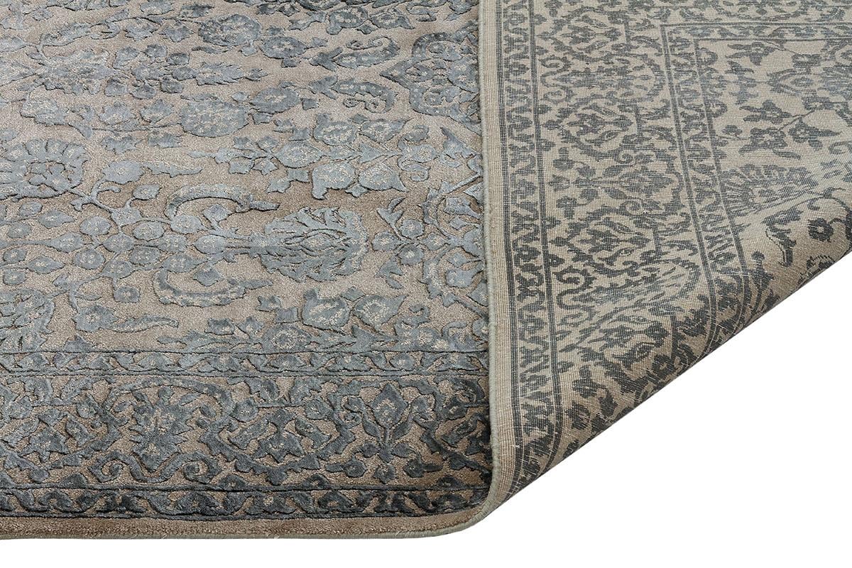 Elysee Serisi El Dokuma Motifli Yün Halı 303 Gümüş/GREY