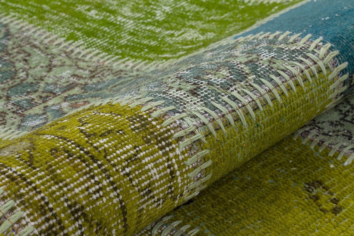 PATCHWORK SBT GREEN 250x350cm 8.75m2 EL DOKUMA HALI