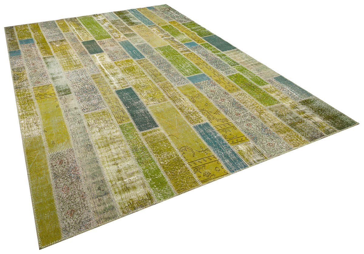 PATCHWORK SBT GREEN 250x350cm 8.75m2 EL DOKUMA HALI