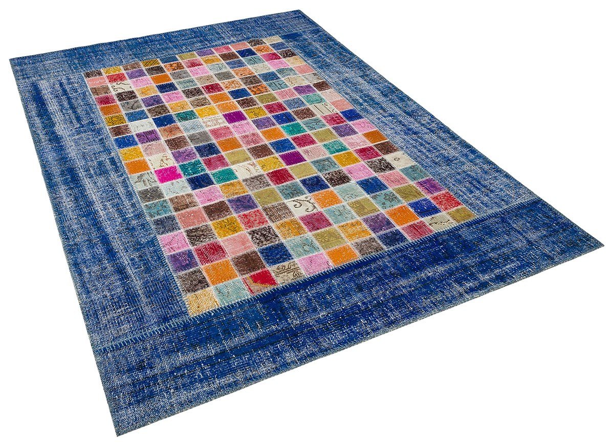 PATCHWORK SBT MOZAIK BLUE 170x240cm 4.08m2 PATCHWORK HALI