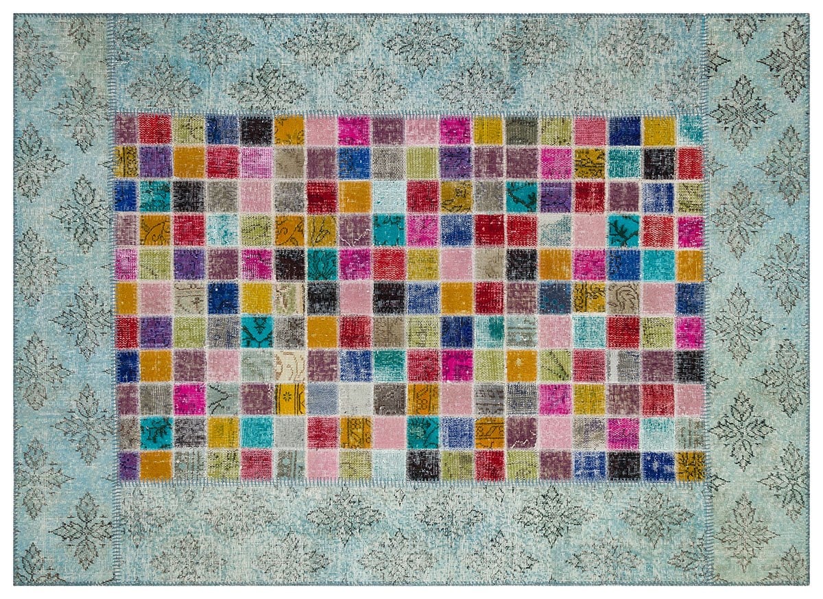 PATCHWORK SBT MOZAIK LIGHT BLUE 170x240cm 4.08m2 HALI