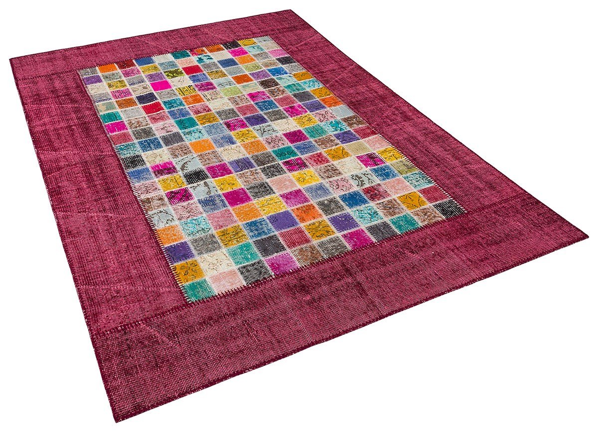 PATCHWORK SBT MOZAIK RED 170x240cm 4.08m2 PATCHWORK HALI