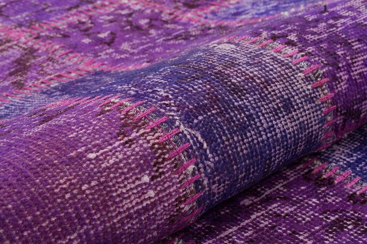 PATCHWORK SBT NARROW PURPLE 80x150cm 1.20m2 PATCHWORK HALI