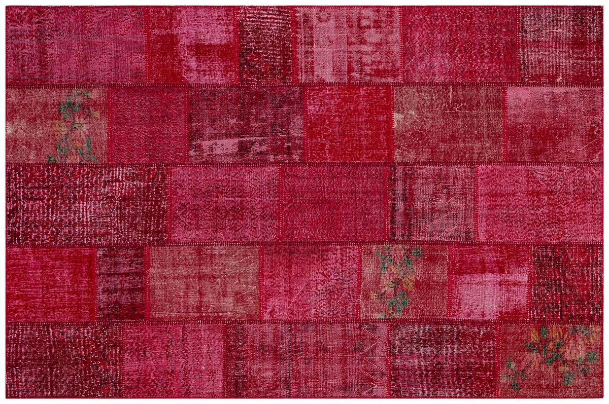 PATCHWORK SBT RED 200x300cm 6.00m2 EL DOKUMA HALI