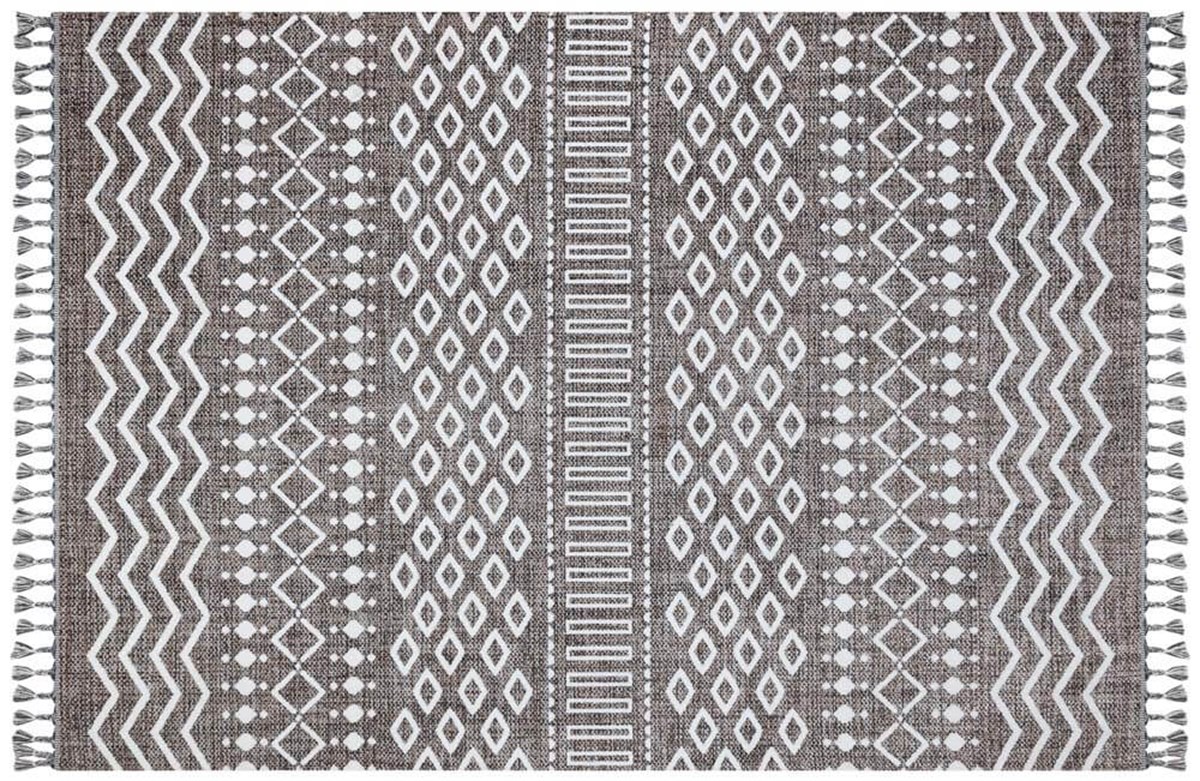 Rio 19495 Gri Makine Halısı