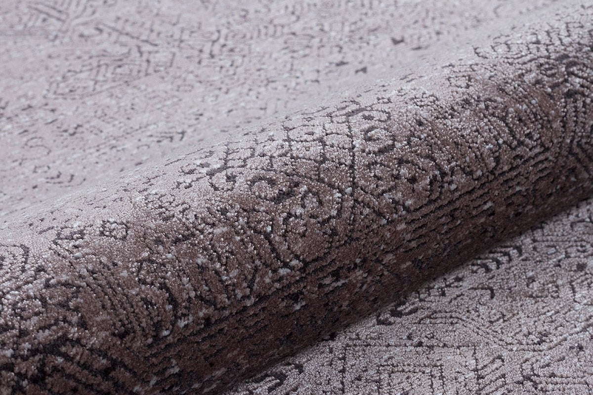 Riva 8719 Gri/Kahverengi Makine Halısı