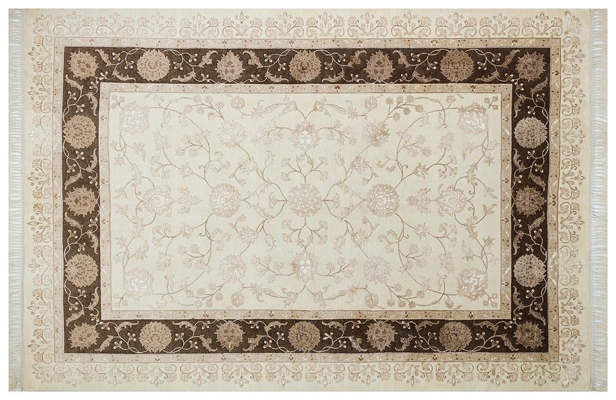 VERSAILLES 818-A IVORY/DK.BRWN