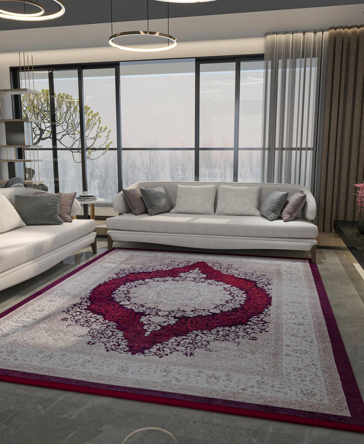 Yıkanabilir Dijital Baskılı Halı Klasik Koleksiyon TRKMN.51