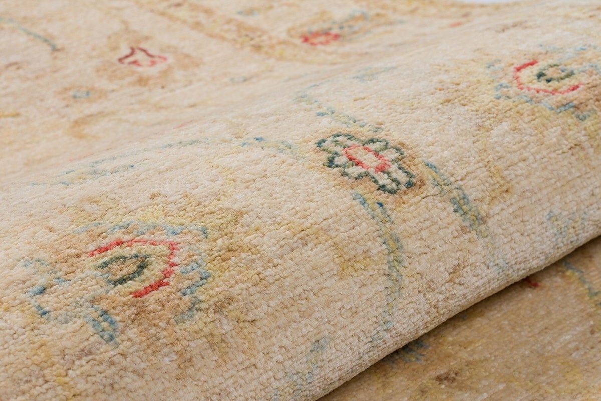 ZIEGLER FARHAN IVORY/IVORY 72x300cm 2.16m2 EL DOKUMA HALISI