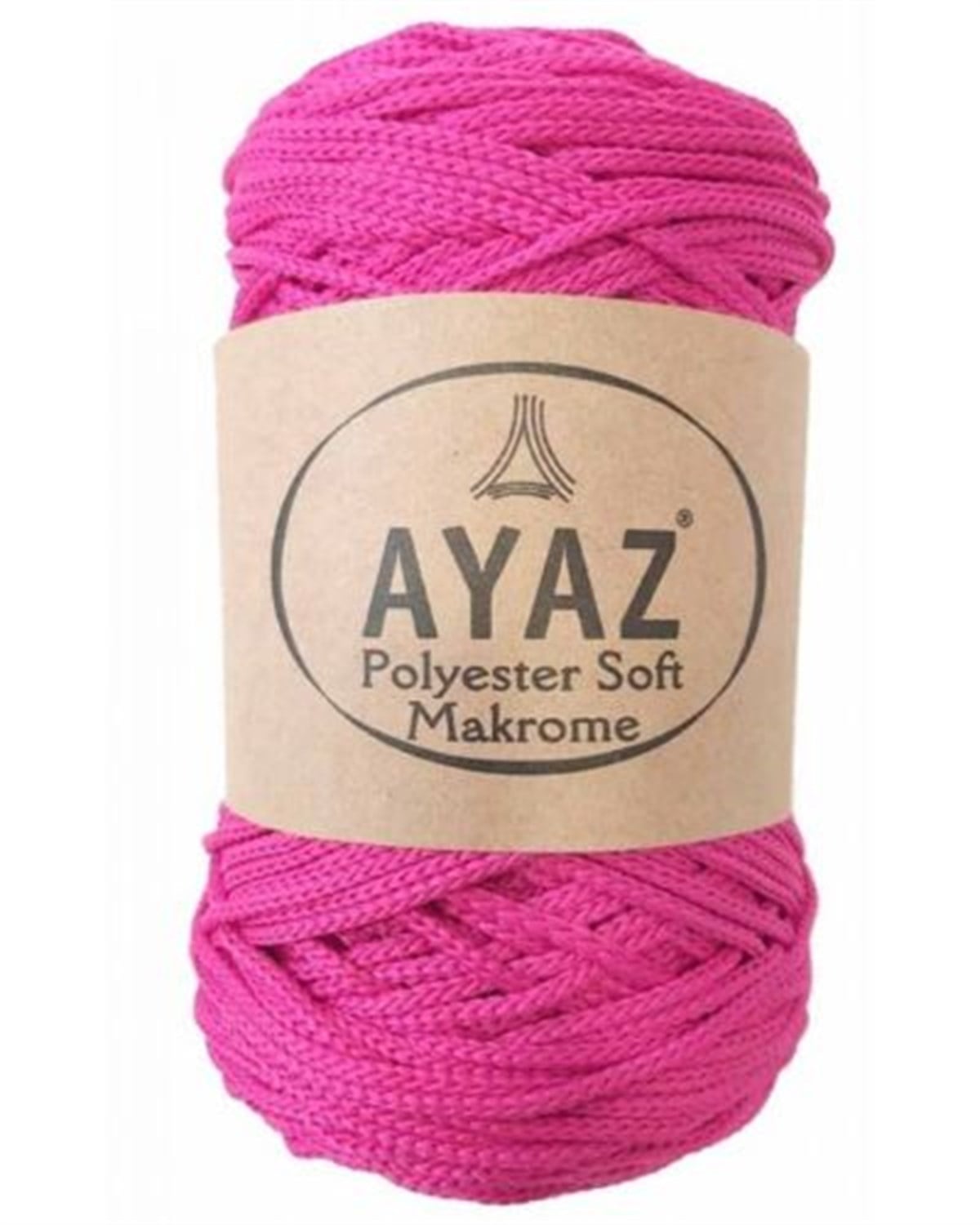 Ayaz Polyester Soft Makrome İpi 1396 Neon Pembe