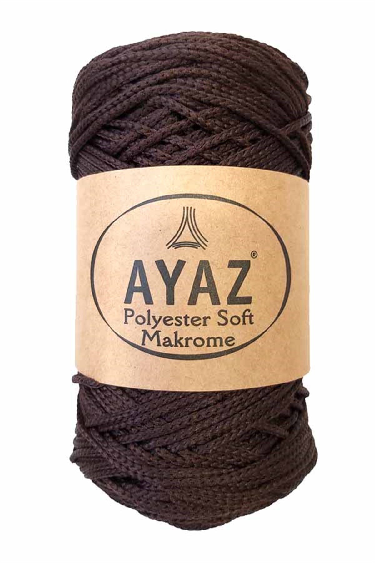 Ayaz Polyester Soft Makrome İpi 6195 Kahve