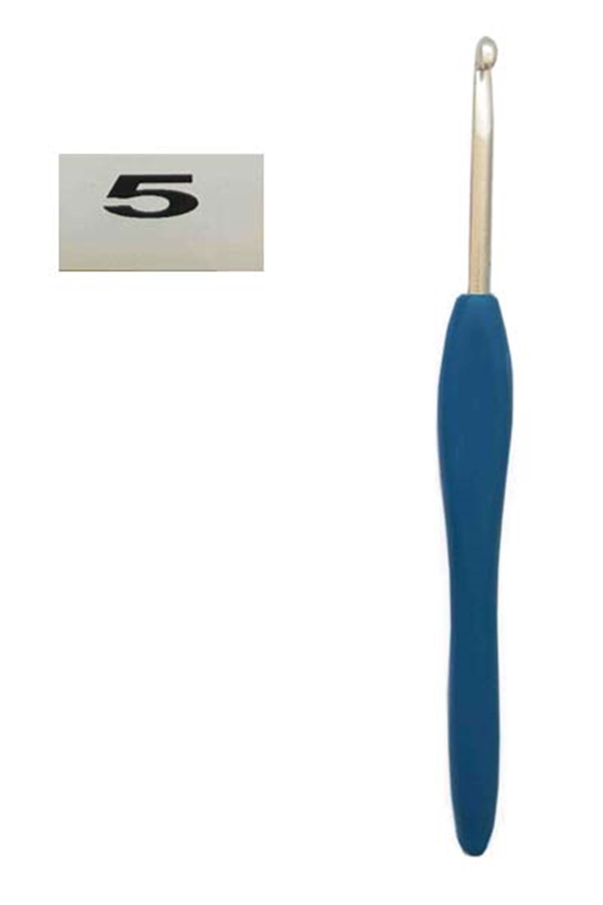 Ayaz Renkli Silikon Saplı Tığ | Yün Tığ