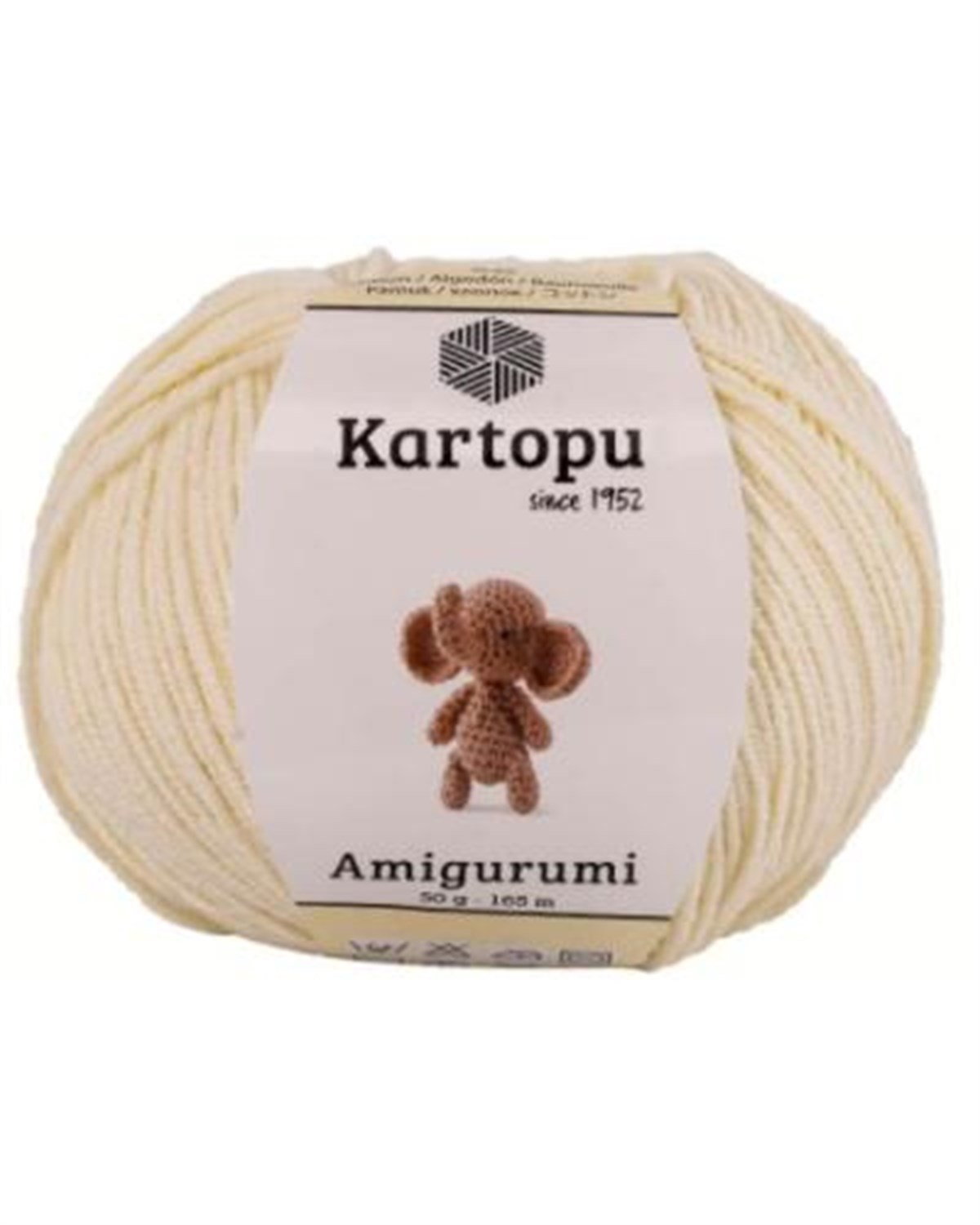 Kartopu Amigurumi K037 Koyu Krem | El Örgü İpi