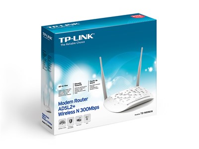 TP-LINK TD-W8961N 300Mbps 4 Port'lu Kablosuz Modem
