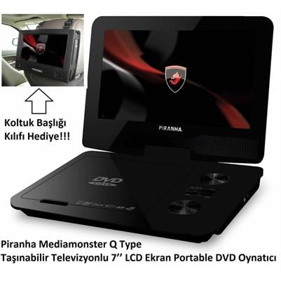 Piranha MediaMonster Q Type 7'' DVD Oynatıcı