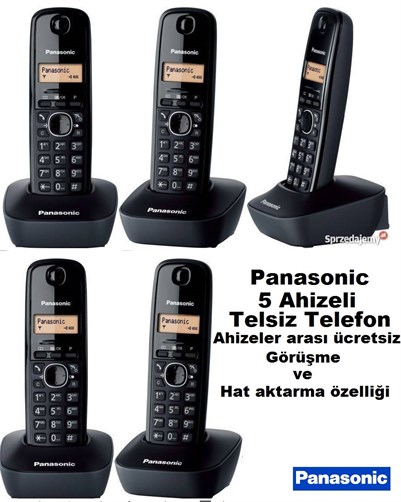 Panasonic KX-TG1615 5 Ahizeli Telsiz Telefon