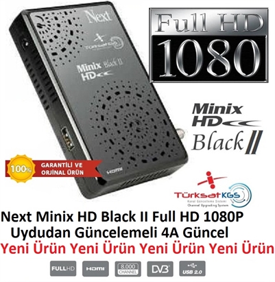 Next Minix HD Black II Full HD 1080 Uydu Alıcısı