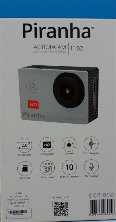 Piranha ActionCam 1101 Aksiyon Kamera