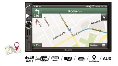Kawai KW-3100N 7'' Navigasyonlu Double Din Oto Teyp 4x45W
