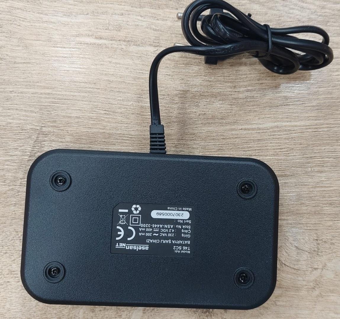 Aselsan A446T Masaüstü Şarj Cihazı (Çitli Şarj Ünitesi)