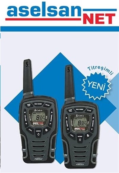 Aselsan Cobra PM865 10Km Titreşimli Pmr El Telsizi