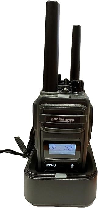 Aselsan PM985 12Km Açık Alan Mesafeli Pmr El Telsizi (2'li Set)