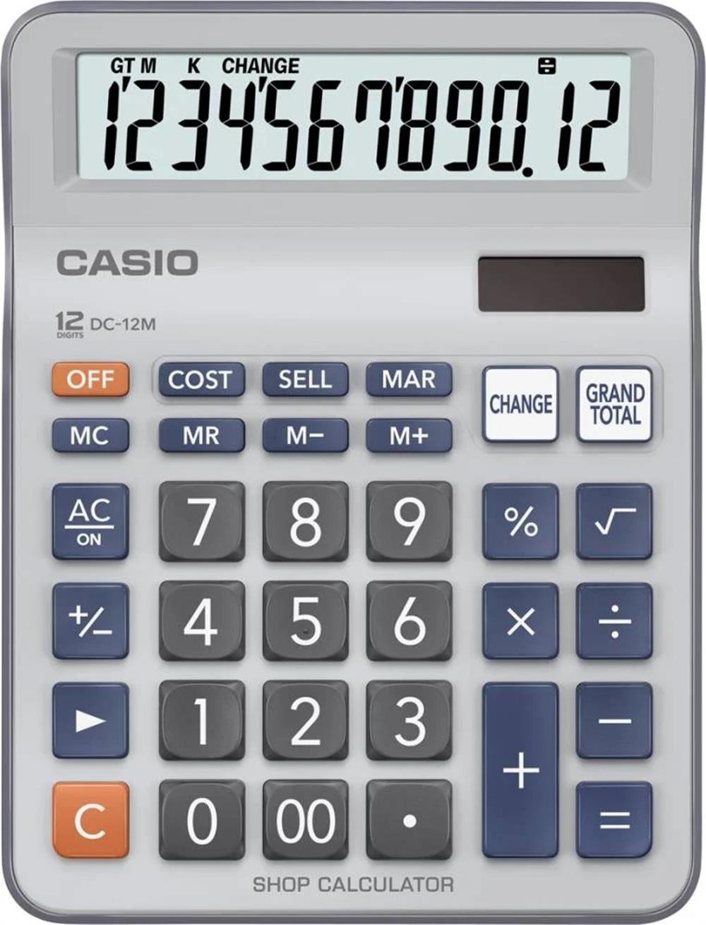 Casio DC-12M-W-DP Masaüstü Hesap Makinesi