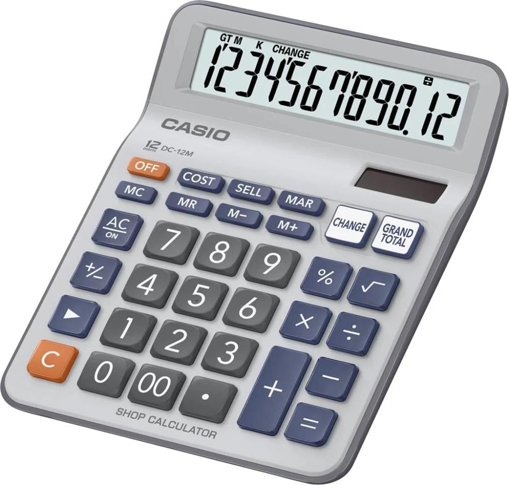 Casio DC-12M-W-DP Masaüstü Hesap Makinesi