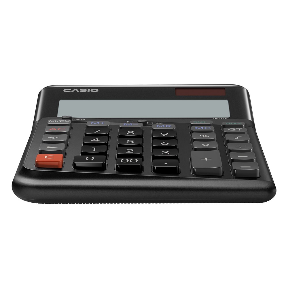 Casio DE-12E-BK 12 Haneli Masaüstü Hesap Makinesi