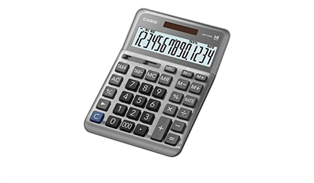Casio Dm-1400F Masa Tipi 14 Hane Hesap Makinesi